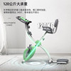 College student folding magnetically controlled exercise bike home silent