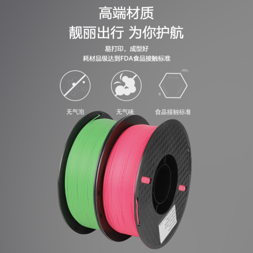 3d打印PLA耗材1KG1.75mm3D打印笔涂鸦笔FDM进口新料高纯度线材 - 图1