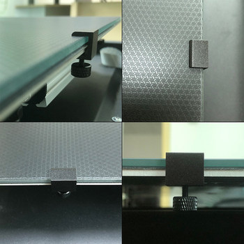 ອຸປະກອນເສີມເຄື່ອງພິມ 3D Carbon lattice glass hot bed platform fixed clip adjustable clip Ender3 CR10