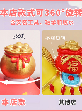 爆款小马可旋转石膏娃娃摆件批发