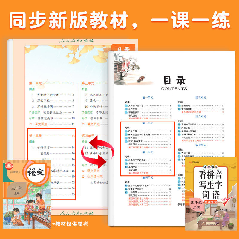 汉知简看拼音写生字词语一年级二年级下册三四五六年级上册人教版部编生字注音词语汉字描红本语数同步练习册字帖拼音拼读专项训练