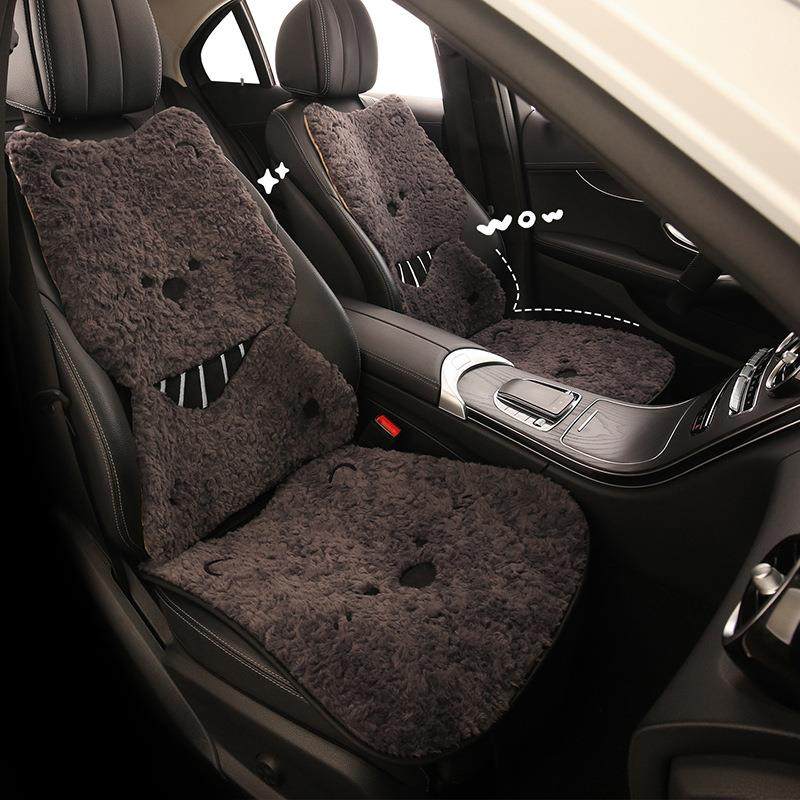 冬季汽车座垫 西高地卡通毛绒车载秋冬保暖毛垫车内可爱女座椅垫,淘宝优惠券,粉丝福利购,淘宝优惠卷