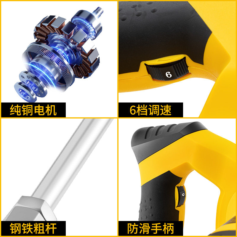 天琪锐电动搅拌器工业打浆凝土打灰机大功率涂料油漆腻子粉搅拌机,淘宝优惠券,粉丝福利购,淘宝优惠卷