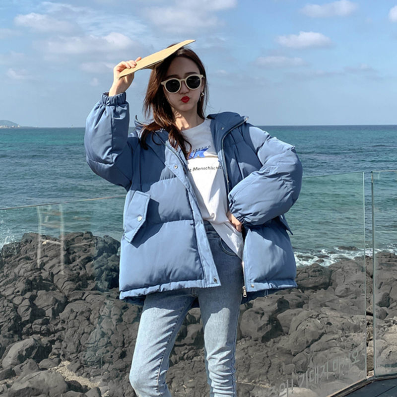 2023新款加厚棉服棉衣女韩系宽松中学生