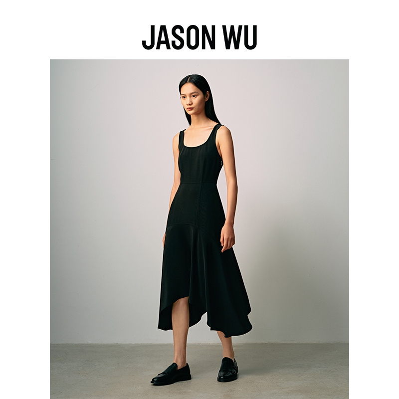 【新品推荐】JASON WU 24年新款鸢尾休闲通勤显瘦裙子长裙连衣裙-图1