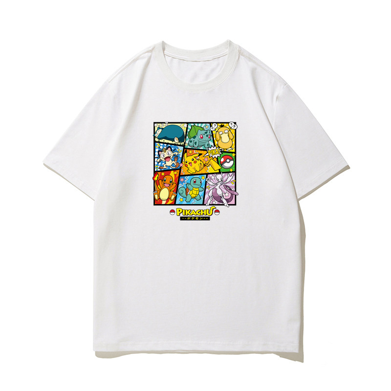 神奇宝贝超梦周边短袖精灵宝可梦杰尼龟青少年夏卡通童装动漫T恤,淘宝优惠券,粉丝福利购,淘宝优惠卷