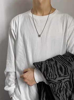 钛钢中性钛钢小蛮腰项链