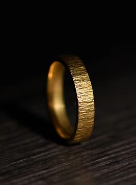 中性复古简约日冕戒指