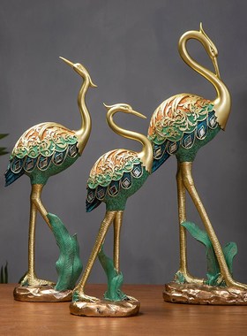 高档玄关轻奢酒柜摆件家居装饰品客厅F电视柜树脂工艺品办公室摆