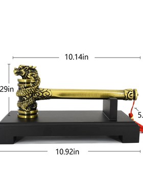 开工锤 装修开工锤 开工仪式用品 金色龙头锤 可刻字logo