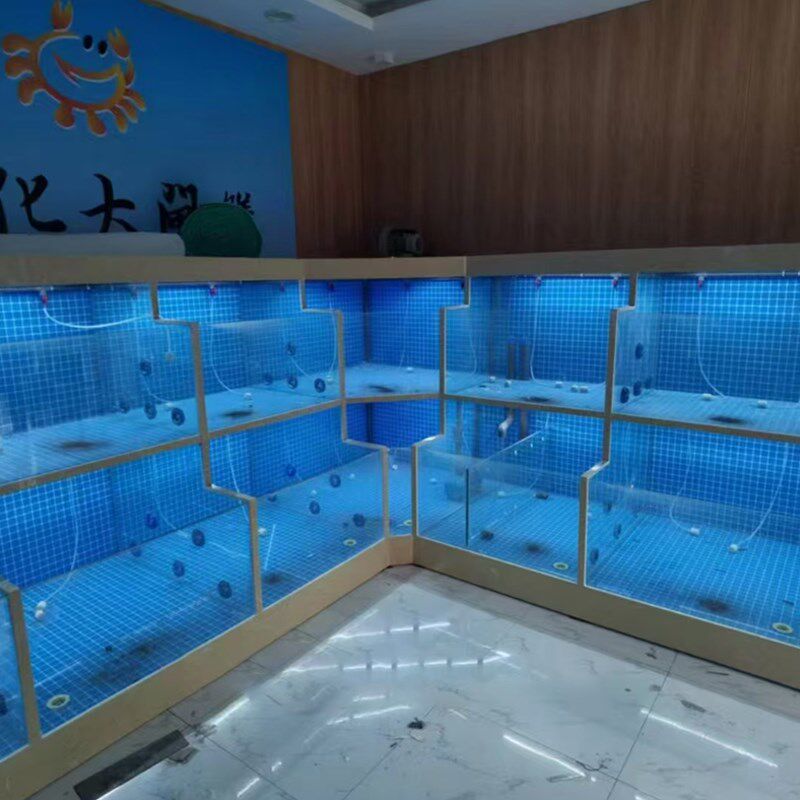 苏州大闸蟹玻璃缸专用水产市场订做大型海鲜池固定鱼缸定制南通,淘宝优惠券,粉丝福利购,淘宝优惠卷
