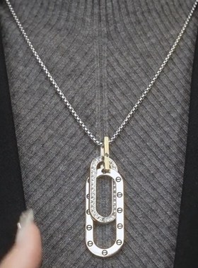 高级感毛衣链长款项链女秋冬卫衣配饰设计感装饰挂件网红爆款配饰