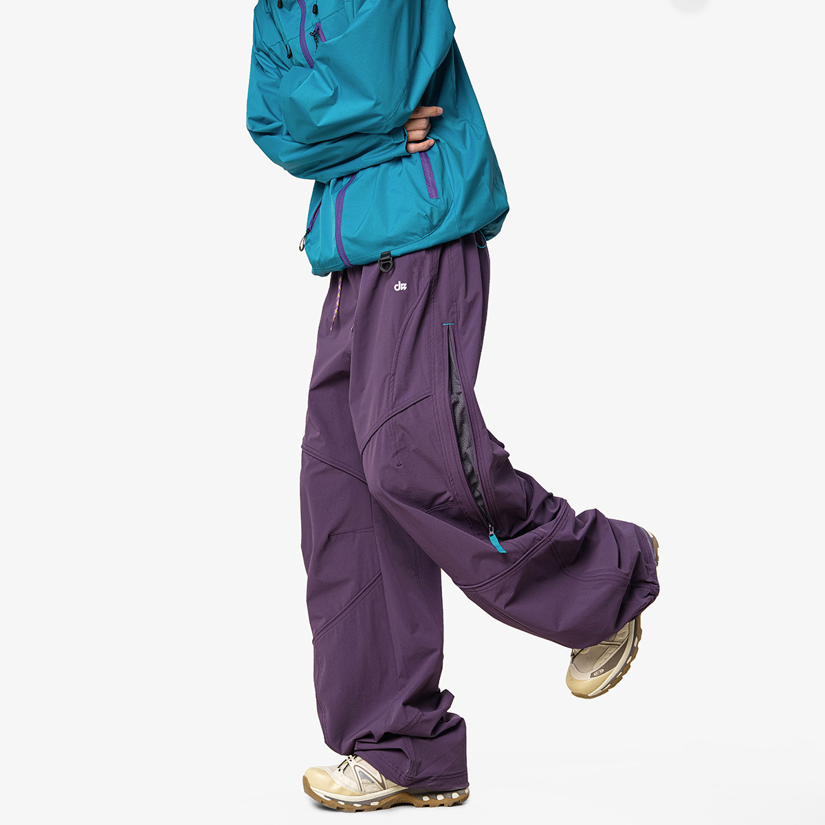 QOTRIOCK Outdoor Lightweight Sports Soft Shell Jacket Pants