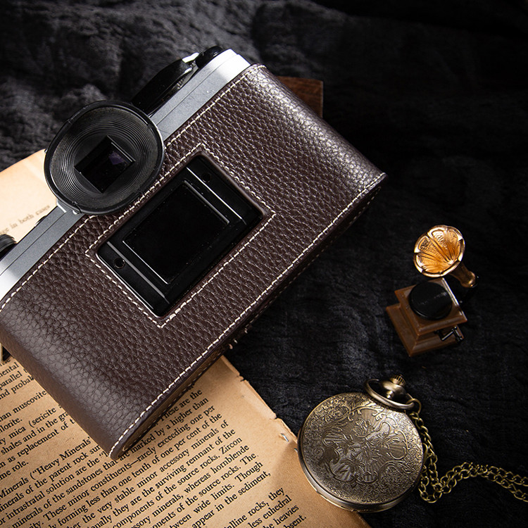 适用佳能AE1相机皮套ae-1 a1 AE-1P相机真皮保护套保护底座相机包,淘宝优惠券,粉丝福利购,淘宝优惠卷