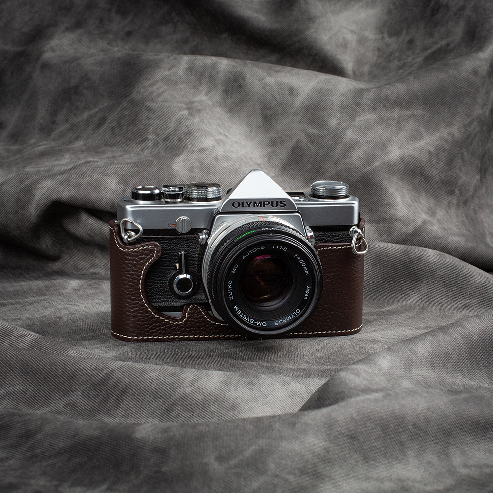 适用于奥林巴斯OM-1/1N2/2n 4/4Ti om3/OM10 20 30皮套相机保护套 - 图1