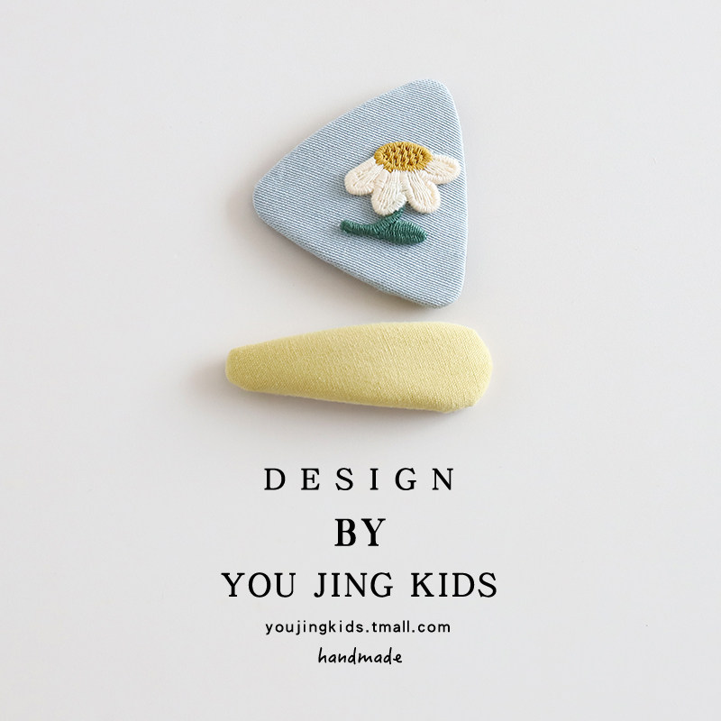 韩系可爱儿童发夹女童猫咪刘海夹发卡小女孩清新边夹布艺百搭头饰,淘宝优惠券,粉丝福利购,淘宝优惠卷