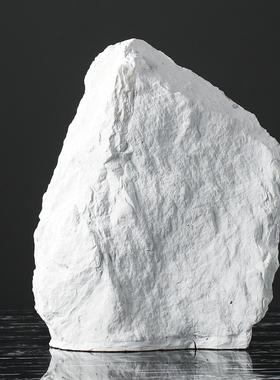 新中式样板房家居装饰陶瓷假山石头摆件简约客厅玄关软装饰品组合