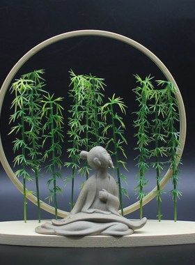 新中式摆件家居装饰工艺品客厅玄关办公室电视酒柜桌面静心小摆设