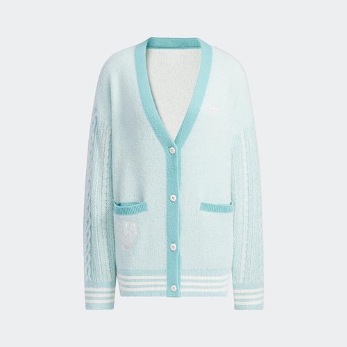 adidas阿迪达斯VDAY CARDIGAN女士针织开衫毛衣外套JE8281 - 图2