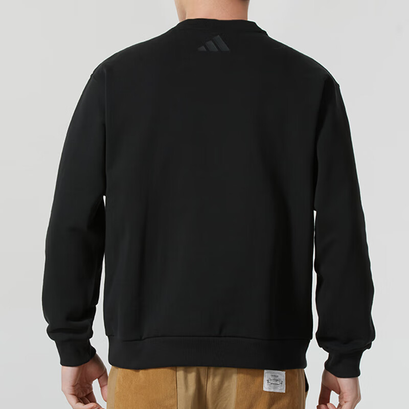 Adidas阿迪达斯潮流时尚字母简约休闲舒适圆领套头卫衣JL6063 - 图1