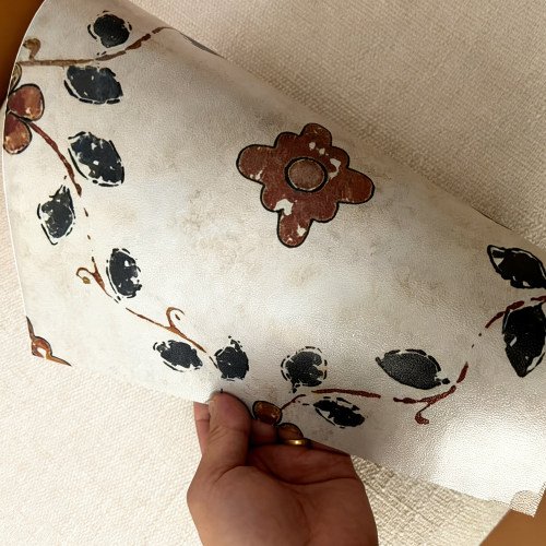 设计师款田园风复古做旧花砖地贴自粘防水防滑出租屋旧房翻新地贴 - 图3