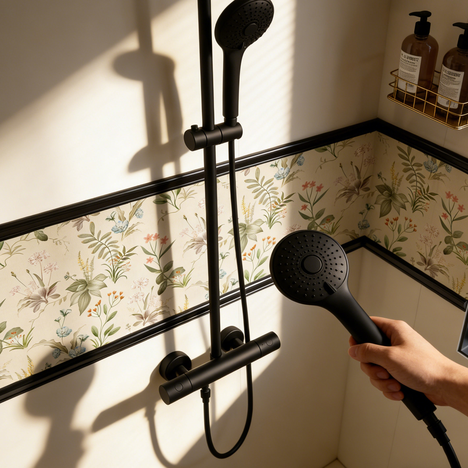 复古高级感卫生间墙纸防水可擦洗浴室瓷砖墙壁美化墙面遮丑装饰贴,淘宝优惠券,粉丝福利购,淘宝优惠卷