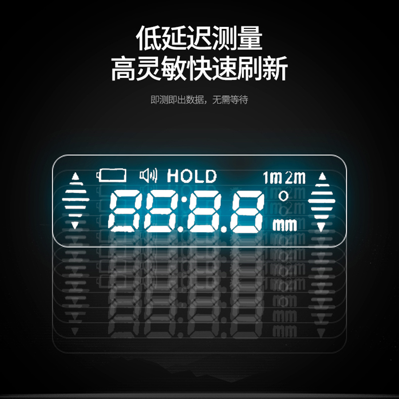 深达威靠尺2米折叠水平尺高精度垂直数显工程检测尺铝合金验房-图2