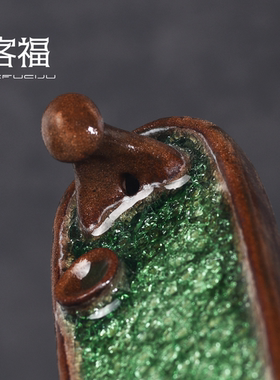 复古禅意茶道香薰炉创意人物造型