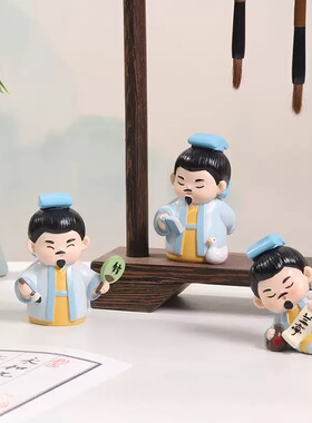 【王羲之文创小摆件】国潮书法考生励志款桌面装饰中考高考小礼物