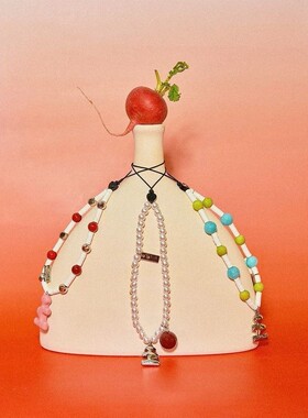 海边想象字母亚克力便携链条