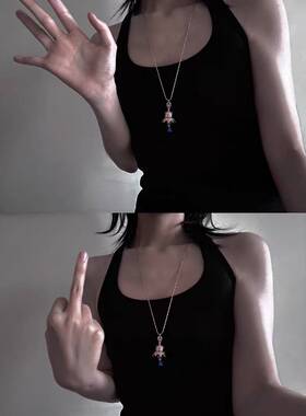 现货秒发原神周边流浪者专武沙上楼阁圣遗物BJD饰品项链耳钉铃铛