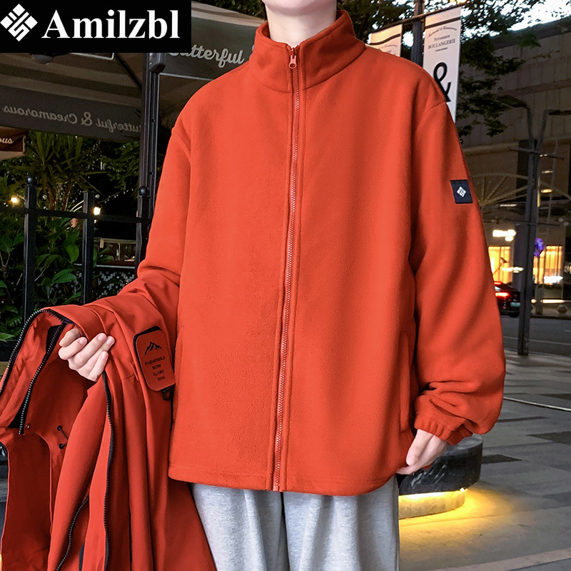 新款户外男女同款摇粒绒时尚百搭防寒保暖宽松加厚抓绒上衣外套冬,淘宝优惠券,粉丝福利购,淘宝优惠卷