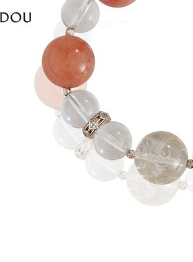 【商场同款】阿吉豆AJIDOU手饰女时尚水晶手链优雅轻奢手串手饰品