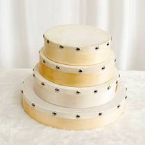 Childrens bell drum dance test class performance props Orff percussion instrument hand beat drum teaching aids teachers use nursery school