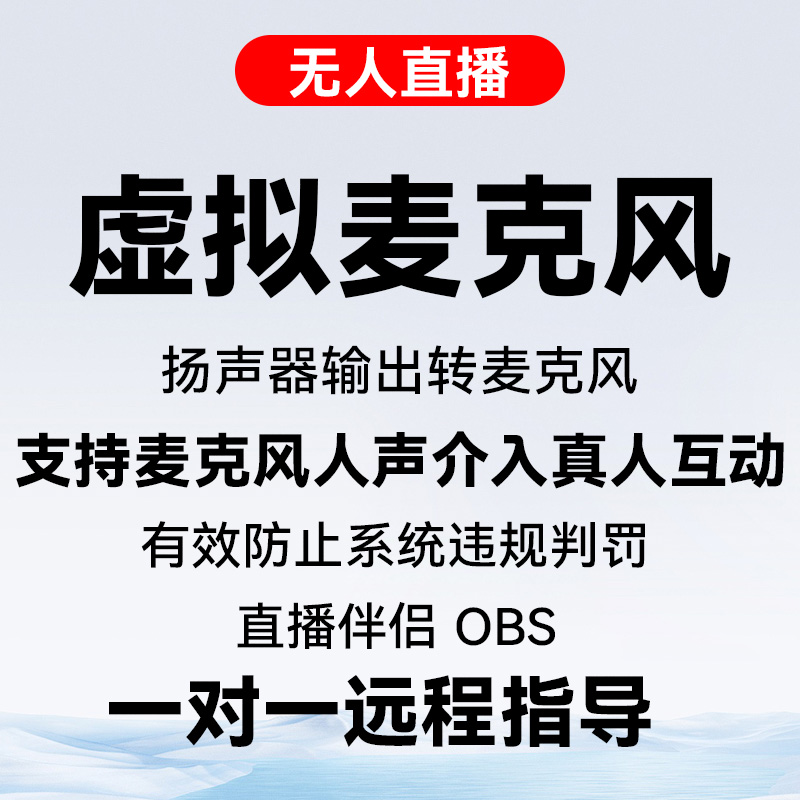 电脑抖音无人直播伴侣传音频输出转麦克风输入USB转换器内录声卡-图0