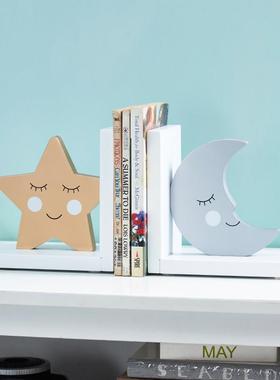 儿童书房书挡摆件可爱动物卡通书立架书靠家居装饰品样板房卧室书