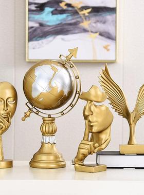 现代轻奢酒柜装饰品摆件电视柜博古架玄关办公室轻奢桌面工艺礼品