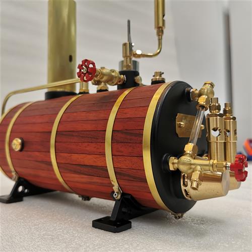 高档蒸汽机锅炉发动机模型迷你蒸汽船用引擎-图0