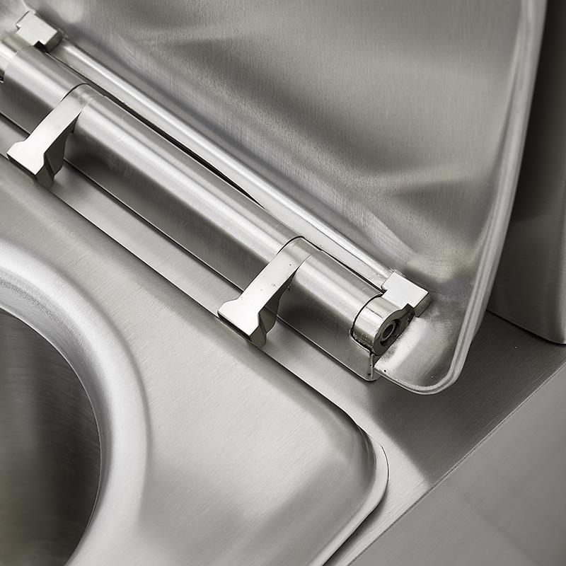 304不锈钢抽水马桶家用卫生间厕所坐便器防冻裂小户型座便器防臭 - 图1