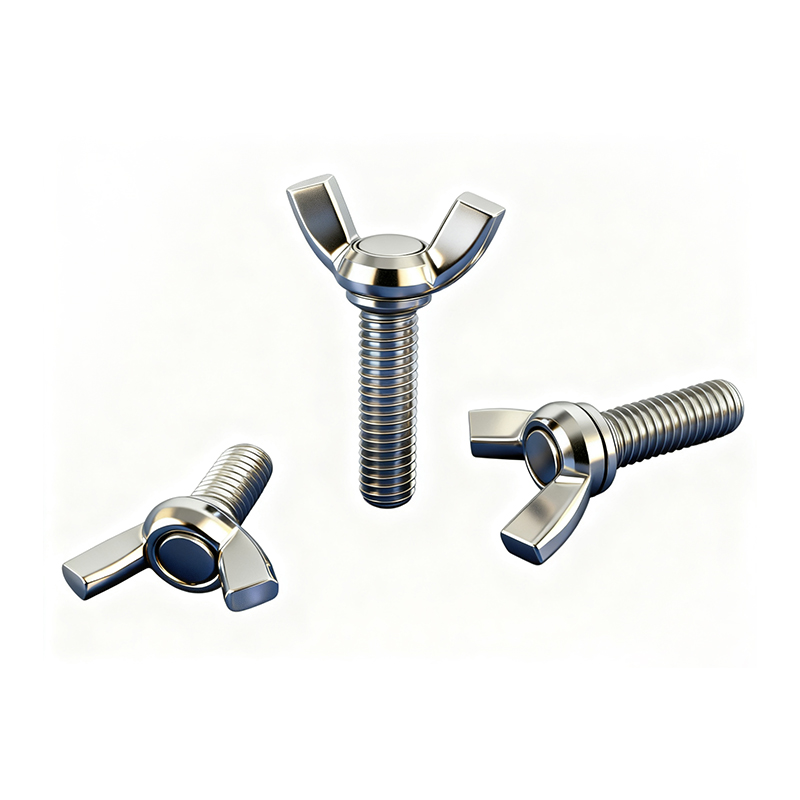 304/316不锈钢蝶形螺丝元宝手拧螺丝蝴蝶型羊角螺栓M3M4M5M6M8M12 - 图3