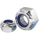 304/201/316 Stainless steel lock nut anti-loosening screw cap nylon hexagonal anti-slip self-locking M3M4M5M6