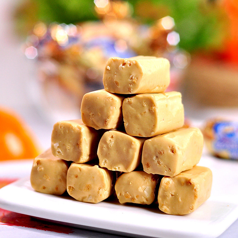 俄罗斯进口牛轧糖老式牛奶花生味原装婚庆喜糖年货小零食品,淘宝优惠券,粉丝福利购,淘宝优惠卷