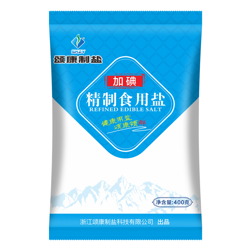 颂康制盐加碘盐400g*2袋甲状腺加碘食用盐精制家用食盐精细矿盐_颂康制盐调味品专营店_粮油调味/速食/干货/烘焙