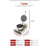 Factory direct supply waffle oven commercial electric double-head waffle oven double-sided heating and waffle maker