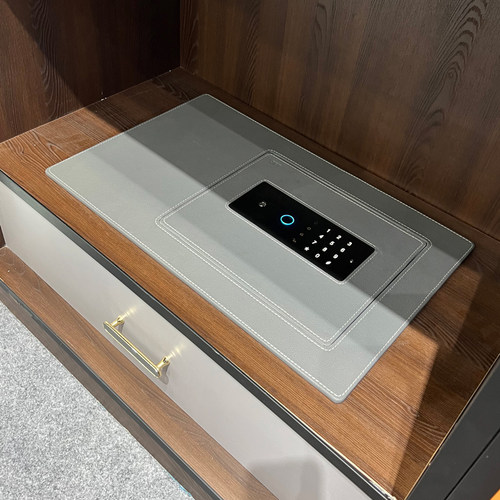 衣柜嵌入式保险柜指纹识别密码智能APP开锁全钢上翻式保险箱家用小型保管箱家庭隐藏式保险柜单门入地入底柜 - 图2