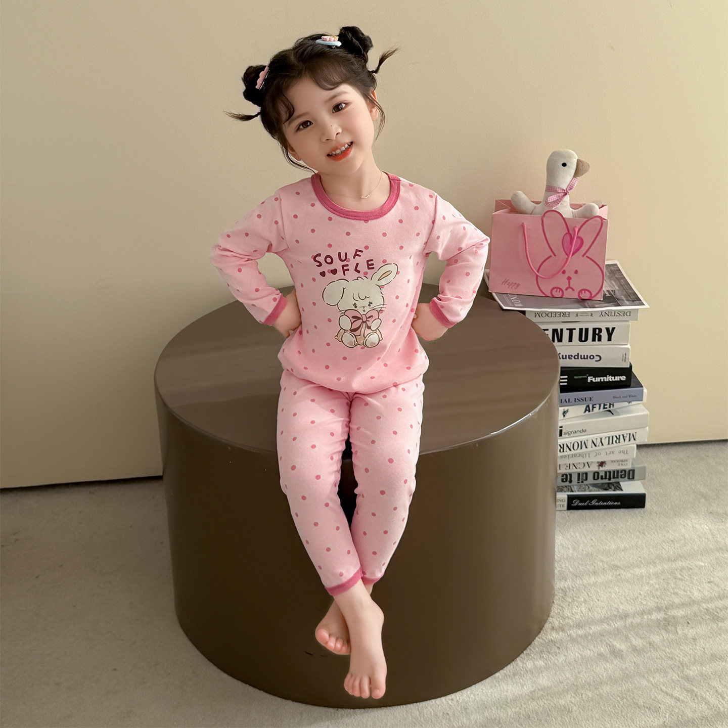 女童睡衣秋冬2025新打底衣套装保暖内衣小童贴身穿长袖儿童家居服,淘宝优惠券,粉丝福利购,淘宝优惠卷