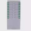Card box fixed attendance rack combined plastic card bag management card rack punch card slot employee