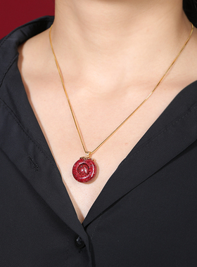 时来运转吊坠缘之固朱砂女