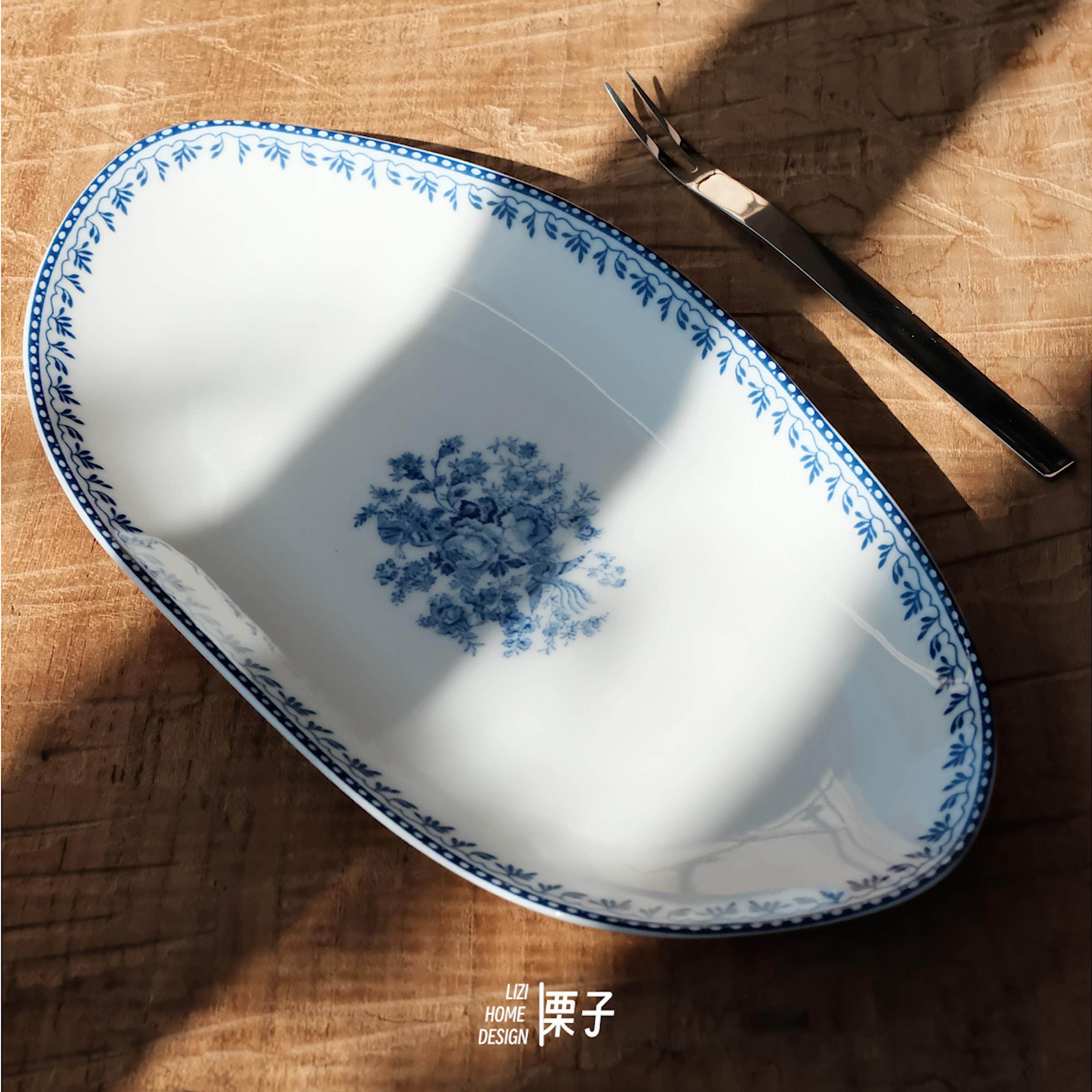 【上新】栗子家设兰开 斯特碗盘碟沙拉碗陆升花思凤粉灰兰甜品盘,淘宝优惠券,粉丝福利购,淘宝优惠卷