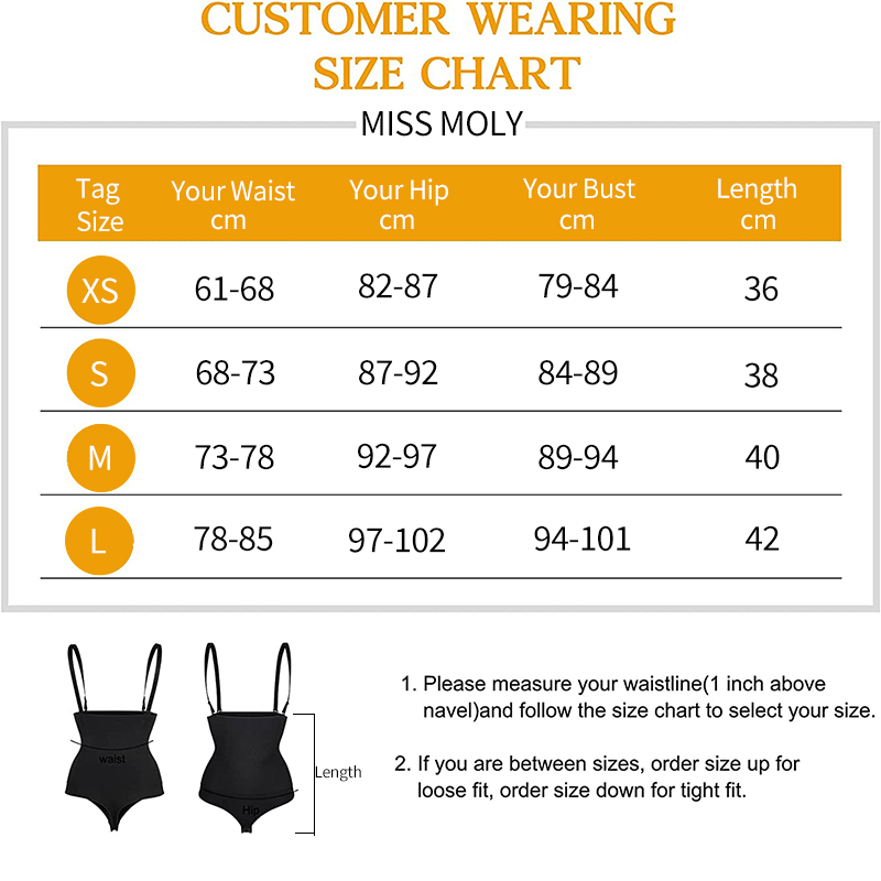 Thong Bodysuit Shapewear Women Underbust Body Shaper Tummy C-图0